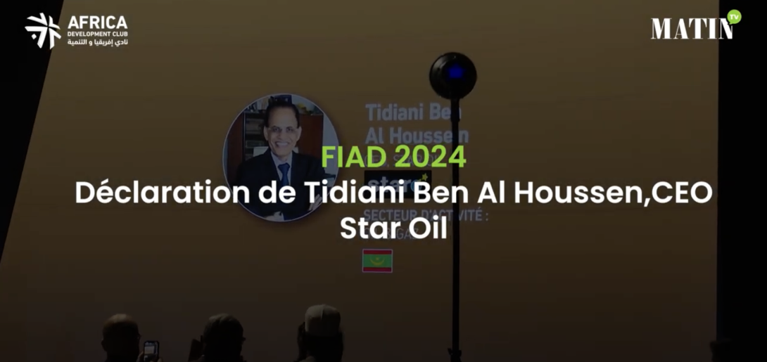 Forum International Afrique Développement 2024: déclaration de Tadiani Ben Al Houssen